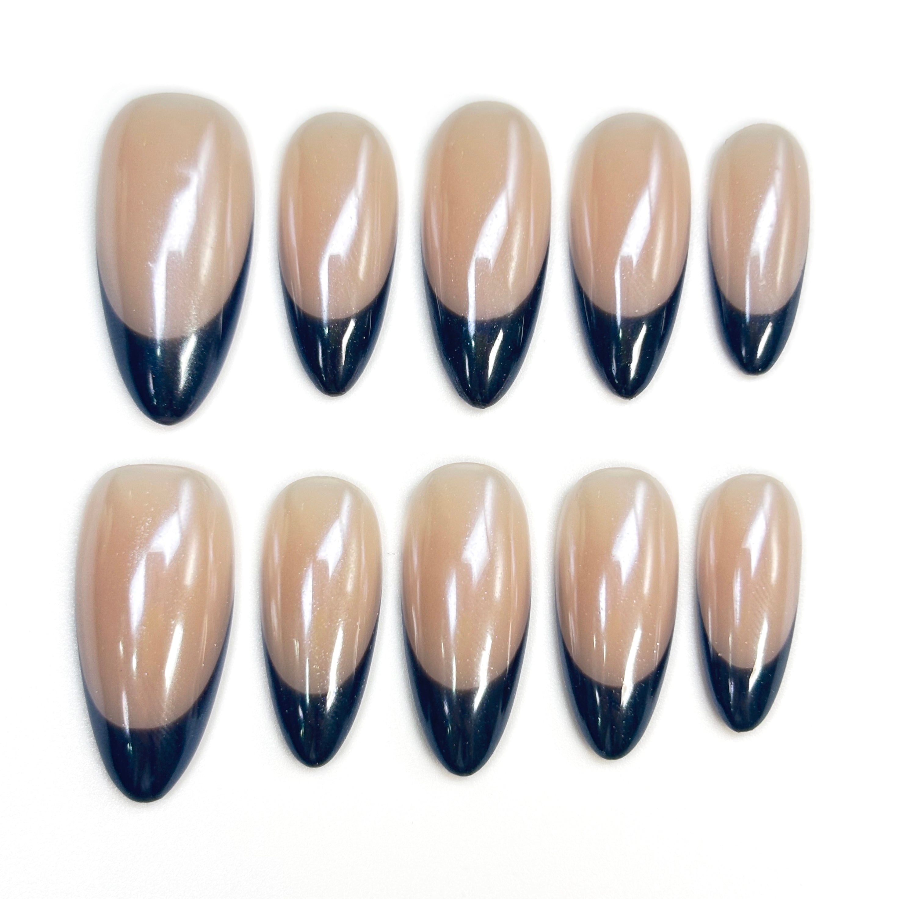 GLAZED FRENCH BLACK