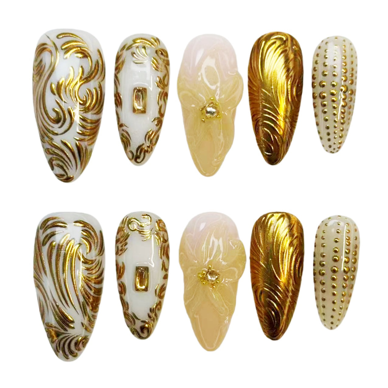 Golden Phoenix Feathers