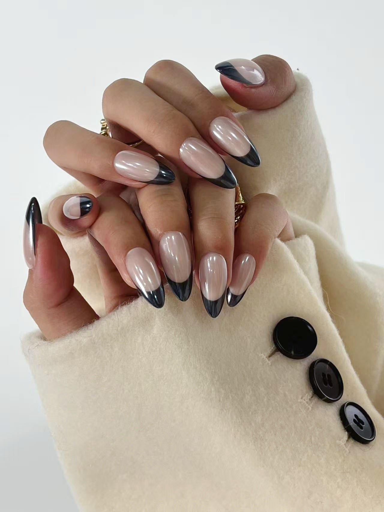 GLAZED FRENCH BLACK